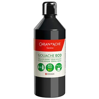 Caran d'Ache: Black - Gouache ECO liquid, 500 ml