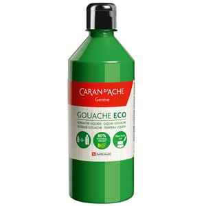 Caran d'Ache: Bright Green - Gouache ECO liquid, 500 ml