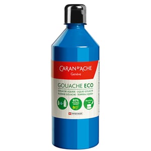Caran d'Ache: Primary Cyan - Gouache ECO liquid, 500 ml