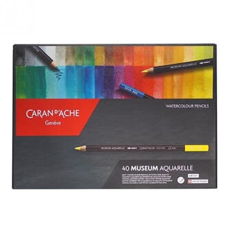 Caran d'ache: Museum Aquarelle Pencils, 40/Pkg