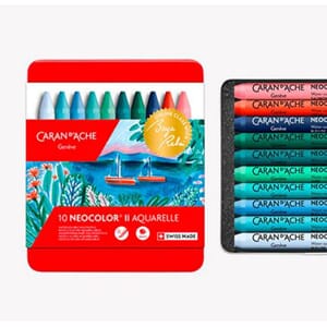 Caran d'ache:Cold shades Neocolor II, 10/Pkg