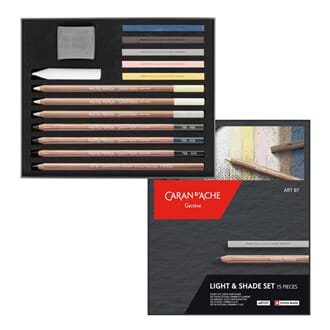 Caran d'Ache: Light & Shade set, 15/Pkg