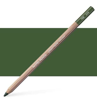 Caran d'Ache: Dark green - Pastel Pencil