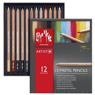 Caran d'ache: Pastel Pencils, 12/Pkg