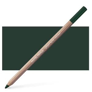 Caran d'Ache: Dark phthalocyanine  green - Pastel Pencil