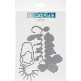 Concord & 9th: Shine On dies, 5x7 inch