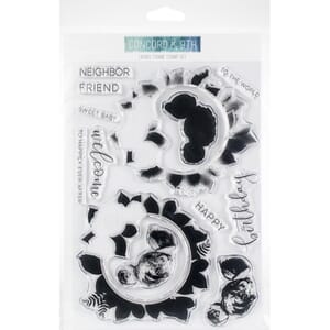 Concord & 9th: Laurel Frame Clear Stamps, 6x8 inch