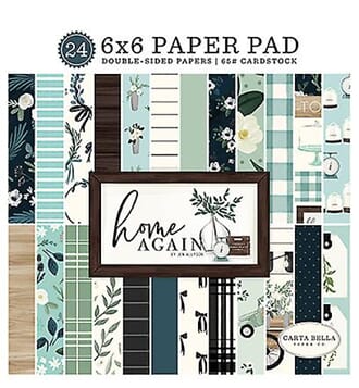 Carta Bella - Home Again Paper Pad, 6x6, 24/Pkg