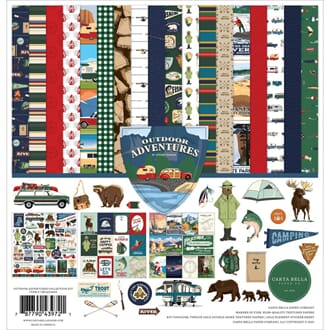Carta Bella: Outdoor Adventure Collection Kit, 12x12, 13/Pkg