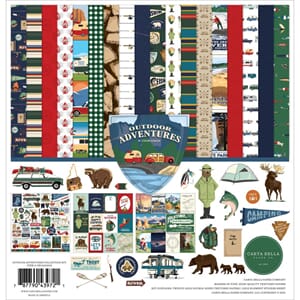 Carta Bella: Outdoor Adventure Collection Kit, 12x12, 13/Pkg