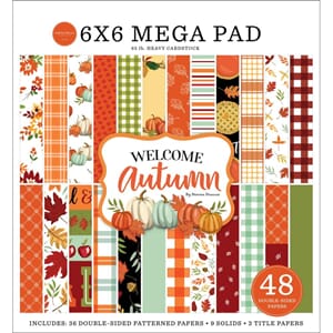 Carta Bella  - Welcome Autumn Mega Paper Pad, 6x6, 48/Pkg