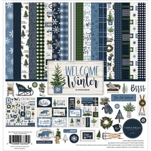 Carta Bella: Welcome Winter Collection Kit, 12x12, 13/Pkg