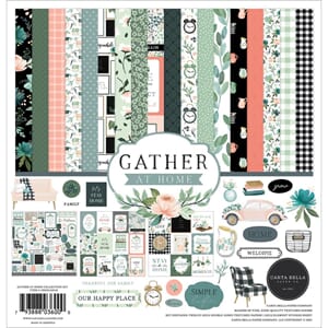 Carta Bella: Gather At Home Collection Kit, 12x12, 13/Pkg