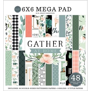 Carta Bella: Gather At Home Mega Paper Pad, 48/Pkg