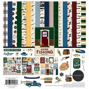 Carta Bella - Gone Fishing 12x12 Inch Collection Kit