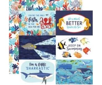 Carta Bella: 4x6 Journaling Cards - Fish Are Friends