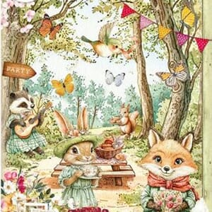 Ciao Bella - Woodland Party A4 Junk Journal Ephemera Book