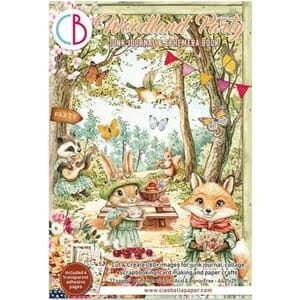 Ciao Bella - Woodland Party A4 Junk Journal Ephemera Book