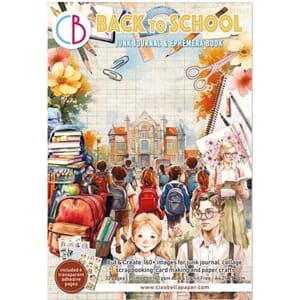 Ciao Bella - Back to School A4 Junk Journal Ephemera Book