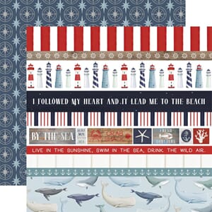 Carta Bella: Border Strips - By The Sea