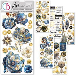 Ciao Bella - Celestial Transparent Adhesive Sheets
