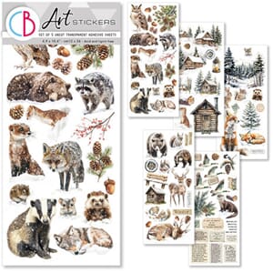 Ciao Bella - Forest Tales Transparent Adhesive Sheets