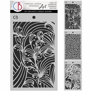Ciao Bella - Book Lovers Stencil Mix Triple Layer Set