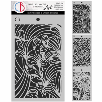 Ciao Bella - Book Lovers Stencil Mix Triple Layer Set
