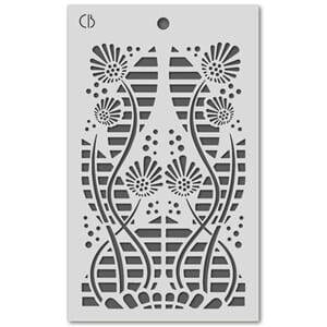 Ciao Bella - Celestial 5x8 Inch Texture Stencil Tikal