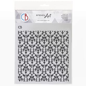 Ciao Bella - Texture Stencil 8x8 Inch Timeless Elegance