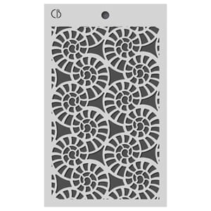 Ciao Bella - Texture Stencil 5x8 Inch Fossil Shell