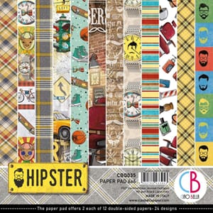 Ciao Bella: Hipster Paper Pack, 6x6, 24/Pkg