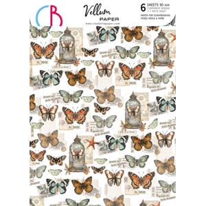 Ciao Bella - Cabinet of Curiosities A4 Vellum Paper Patterns