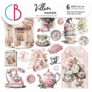 Ciao Bella - Timeless Moments 6x6 Inch Vellum Fussy Cut