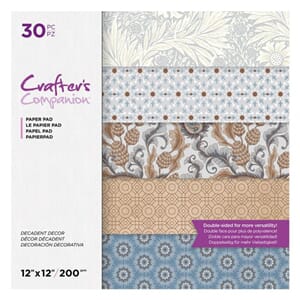 Crafters Comp. - Decadent Decor Paper Pad, 12x12 inch
