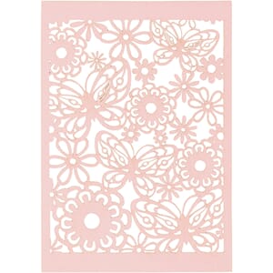 Blondekartong - Lys rosa, ark 10,5x15 cm, 10/Pkg