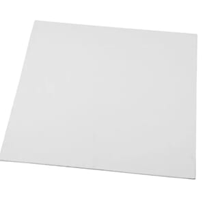 Maleplate / lerret - Hvit, str 30x30 cm, 1 stk
