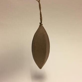 Ornamentkuler - Oval 5kant, str 3.8x8.5 cm, 1/Pkg
