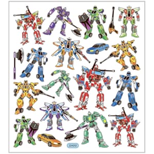 Stickers - Transformers, str 15x16.50 cm, 1 ark