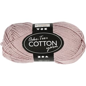 Bomullsgarn - Lavendel, 100% bomull, 50 gram