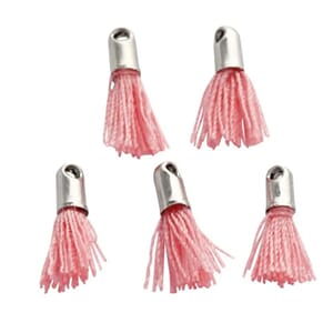 Mini dusker - Rosa med ring, 5/Pkg