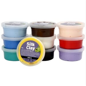 Silk Clay®, ass. farger, Basic 1, 10x35g