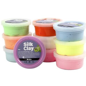 Silk Clay® , ass. farger, Basic 2, 10x35g