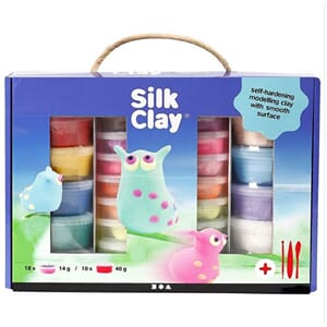 Silk Clay® gaveeske , ass. Farger, 1sett