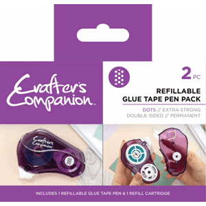 Crafter's Comp - Glue Tape Pen & Refill Pack Dots