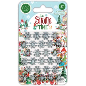 Craft Consortium: It's Snome Time 2 Adhesive Snowflakes