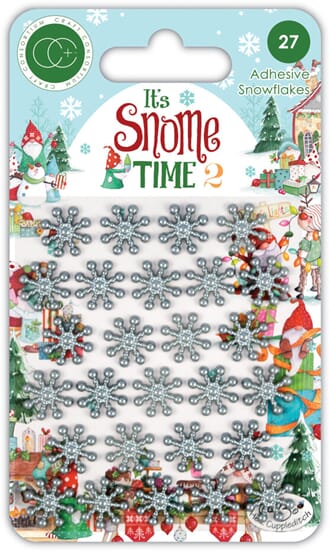 Craft Consortium: It's Snome Time 2 Adhesive Snowflakes
