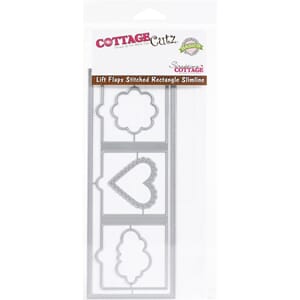 CottageCutz - Lift Flaps Stitched Rectangle Dies