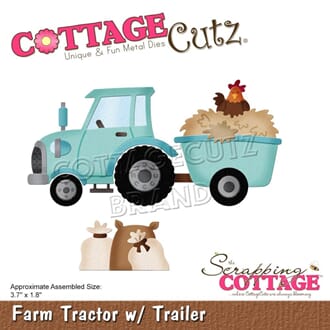 CottageCutz - farm Tractor with Trailer Dies