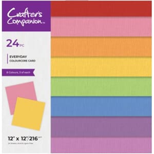 Crafter's Companion - ColourCore Card Pad 12x12 Inch Rainbow